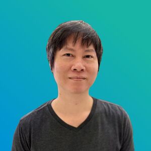 Cropped instructor colored bg